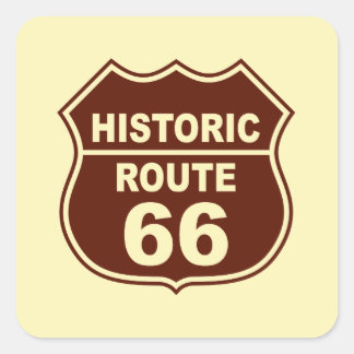 Historische Route 66 Aufkleber