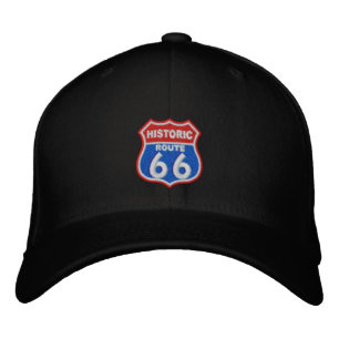 Historische Route 66 Bestickte Baseballkappe