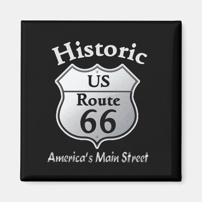 Historische Route 66 Magnete (Vorne)