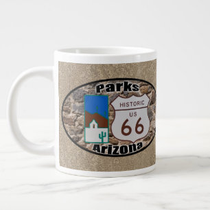 Historische Route 66 ~ Parks, Arizona Jumbo-Tasse