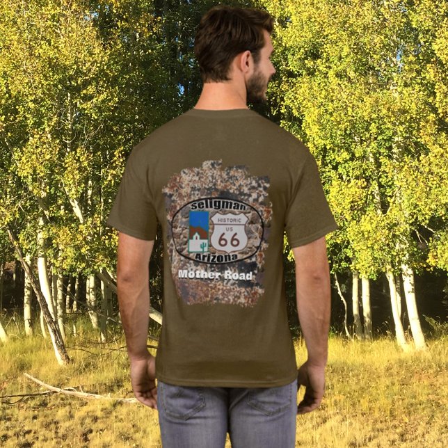Historische Route 66 ~ Seligman, Arizona T-Shirt (Von Creator hochgeladen)
