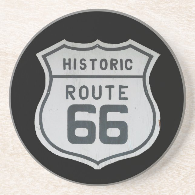 Historische Route 66 Untersetzer (Vorne)
