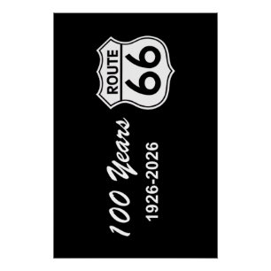 Historische Route 66 zum Centennial-Jubiläum Poster