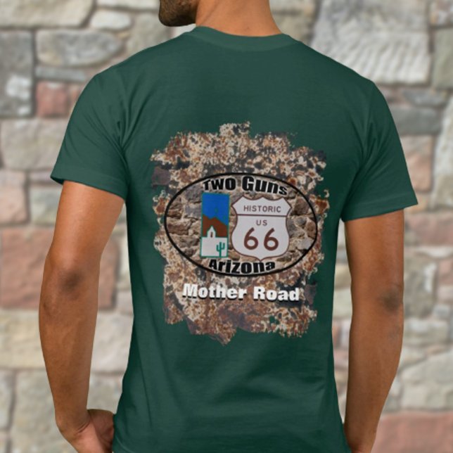 Historische Route 66 ~ Zwei Gewehre, Arizona T-Shirt (Von Creator hochgeladen)