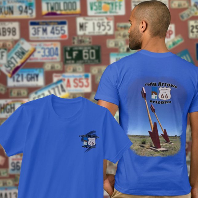 Historische Route 66 Zwillingspfeile, Foto von Ari T-Shirt (Von Creator hochgeladen)