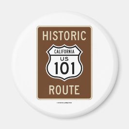 Historische Route USA 101 Kalifornien (Zeichen) Magnet