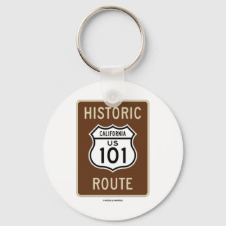 Historische Route USA 101 Kalifornien (Zeichen) Schlüsselanhänger
