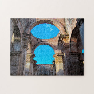 Historische Ruinen der Antigua-Architektur. Puzzle
