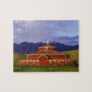 Historische Rundscheune bei Twin Bridges Montana Puzzle