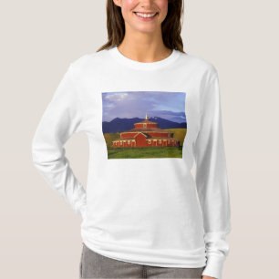 Historische Rundscheune bei Twin Bridges Montana T-Shirt