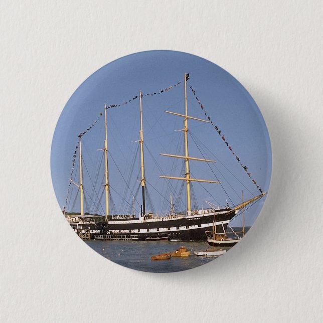 Historische Schiffe Button (Vorderseite)