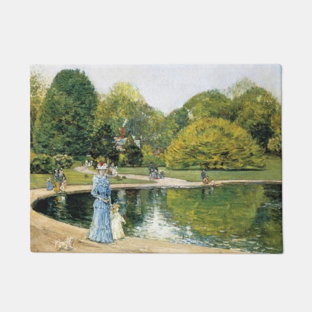 Historische Sicht auf den Central Park (New York) Fußmatte (Vorderseite)