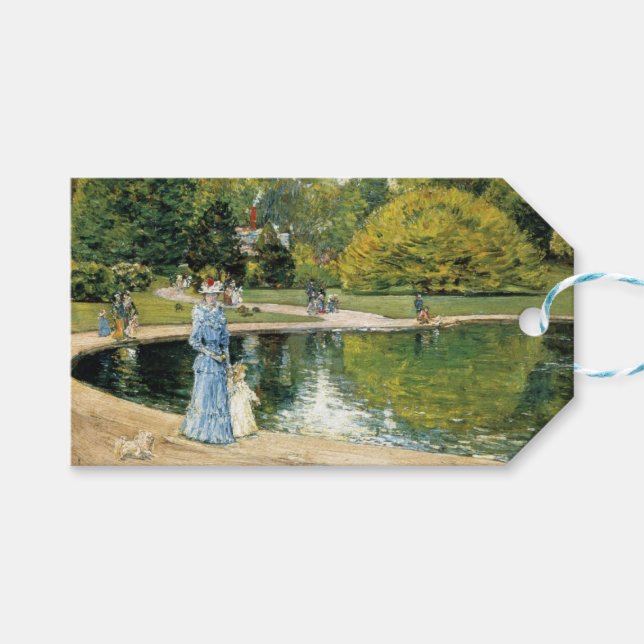 Historische Sicht auf den Central Park (New York) Geschenkanhänger (Vorderseite (Horizontal))