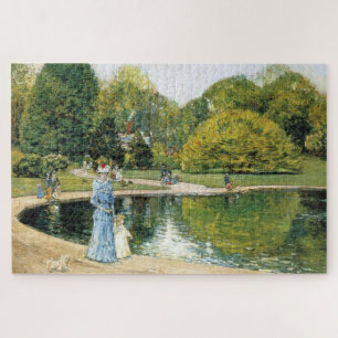 Historische Sicht auf den Central Park (New York) Puzzle