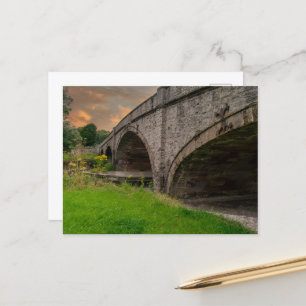 Historische St. Asaph-Brücke über den Elwy Postkarte