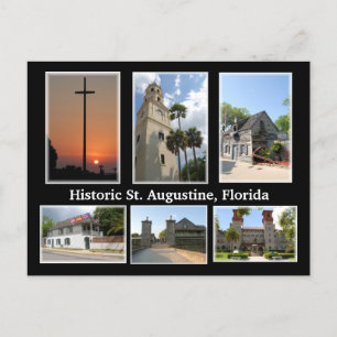 historische St-Augustine-Florida-Postkarte Postkarte