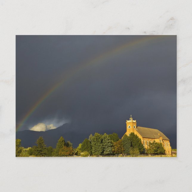 Historische St. Ignatius-Mission in St. Ignatius, Postkarte (Vorderseite)