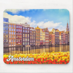 Historische Stadt Amsterdam, Niederlande Mousepad