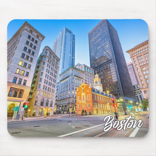 Historische Stadt Boston, Massachusetts, USA Mousepad (Vorne)