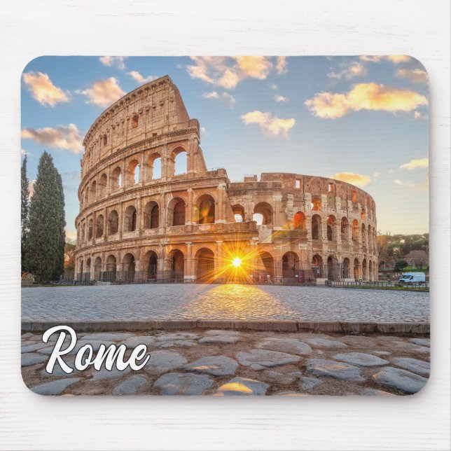Historische Stadt Rom, Italien Mousepad (Vorne)