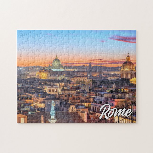 Historische Stadt Rom, Italien Puzzle (Horizontal)