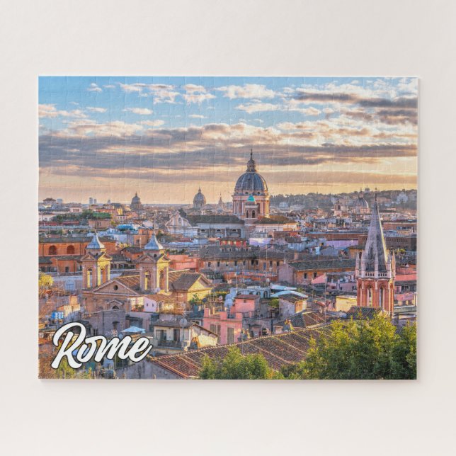 Historische Stadt Rom, Italien Puzzle (Horizontal)
