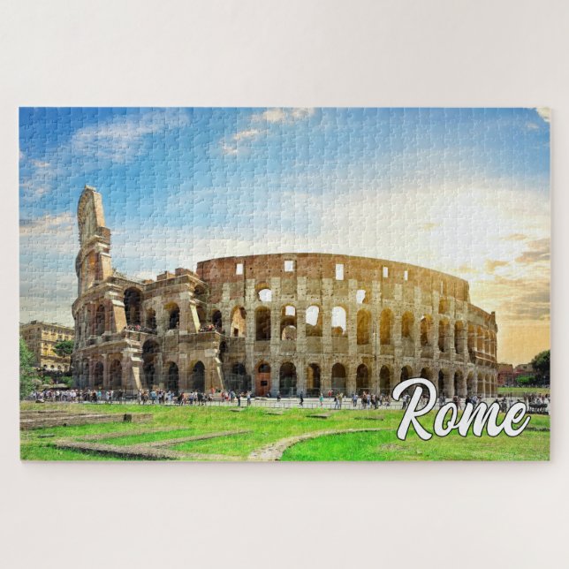 Historische Stadt Rom, Italien Puzzle (Horizontal)
