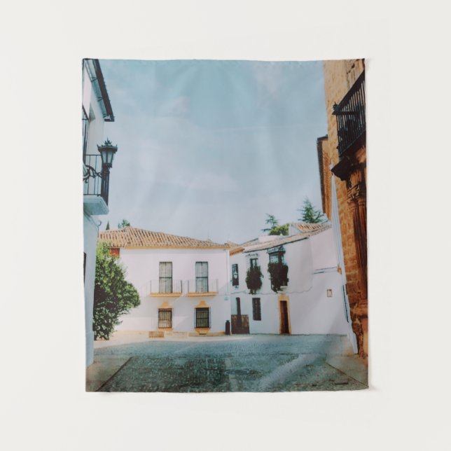 Historische Stadt Ronda  Wandteppich (Vorderseite)
