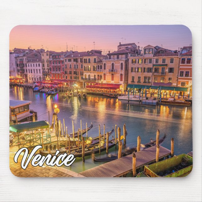 Historische Stadt Venedig, Italien Mousepad (Vorne)