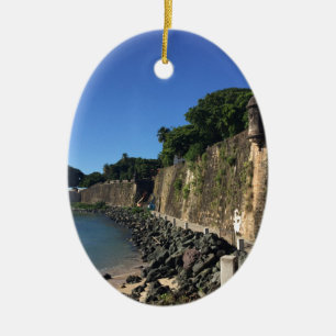 Historische Stätte Alt-San Juan Keramik Ornament