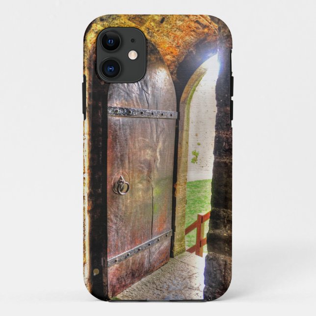 Historische Stätten, Ruinen der Burg von Großbrita Case-Mate iPhone Hülle (Rückseite)