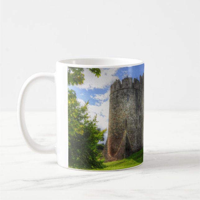 Historische Stätten, Ruinen der Burg von Großbrita Kaffeetasse (Links)
