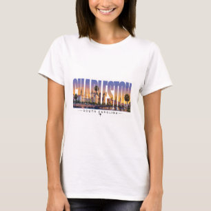 Historische Straße Charleston South Carolina Reise T-Shirt