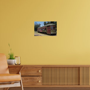 Historische Straßenbahn Poster