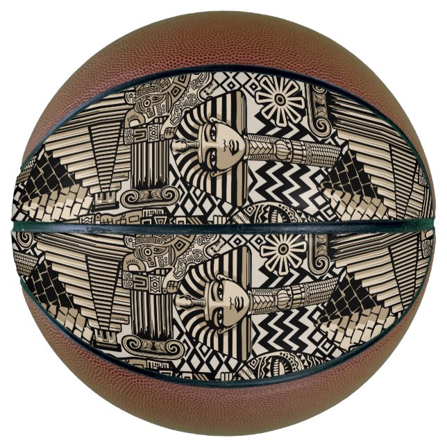 Historische Symbole Tattoo-Style Basketball (Vorderseite)