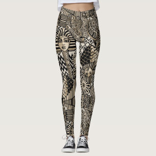 Historische Symbole Tattoo-Style Leggings