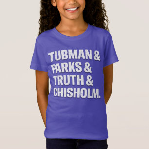 Historische Symbole: Tubman, Parks, Wahrheit und C T-Shirt