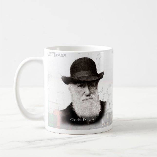 Historische Tasse Charles Darwin (Links)