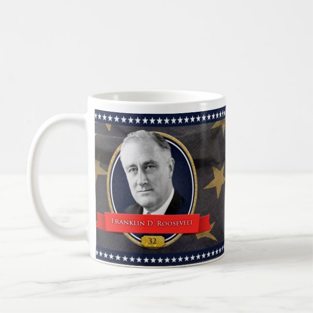 Historische Tasse Franklin D. Roosevelt (Links)