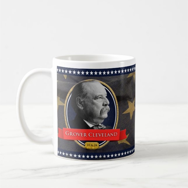 Historische Tasse Grover Cleveland (Links)