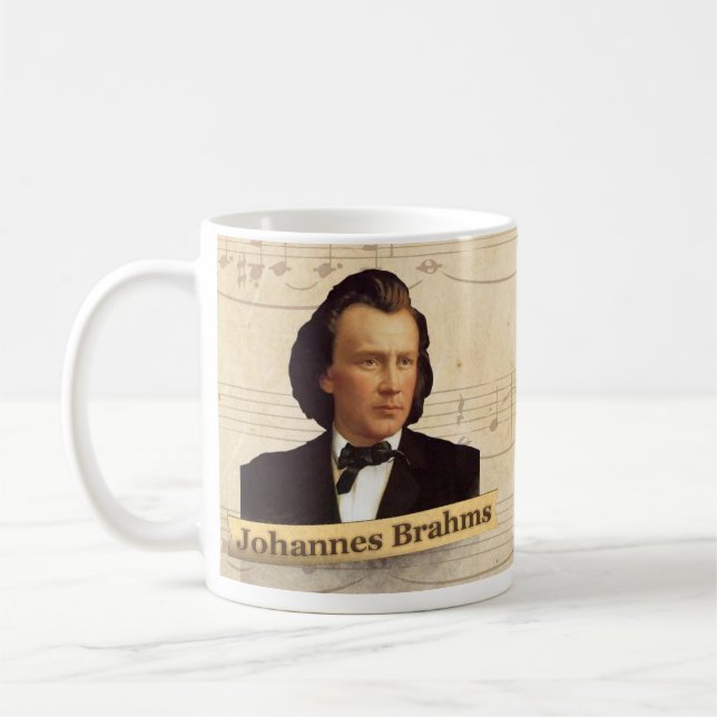 Historische Tasse Johannes Brahms (Links)