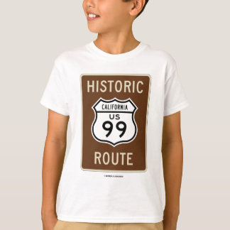 Historische Weg US-Landstraße 99 (Kalifornien) T-Shirt