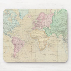 Historische Weltkarte 2 Mousepad