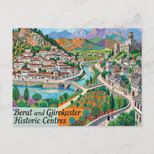 Historische Zentren von Berat und Gjirokaster Alba Postkarte