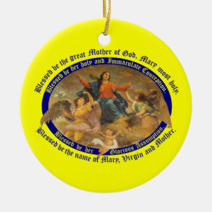 Historischen St Mary Verzierung Keramik Ornament