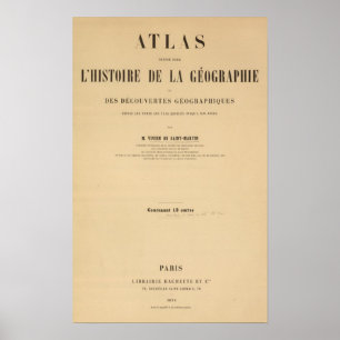 Historischer Atlas Poster