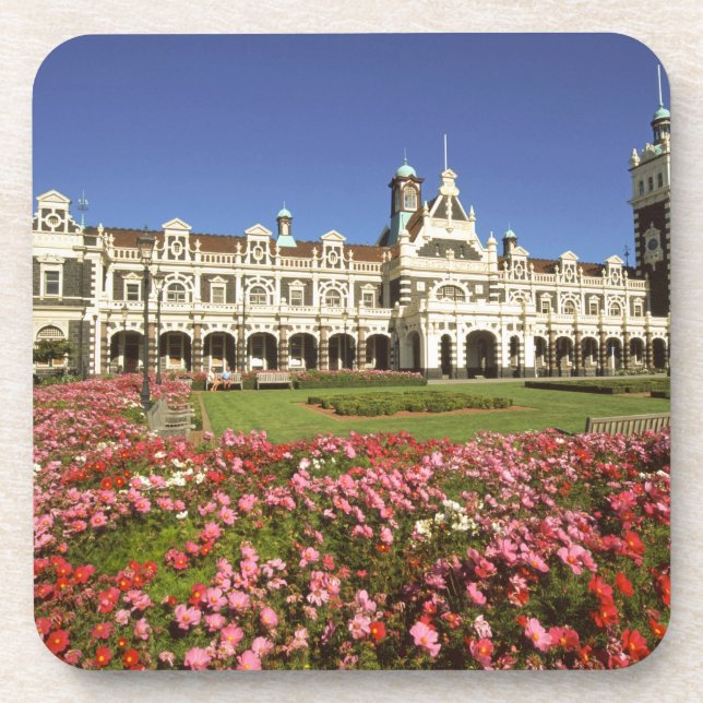 Historischer Bahnhof, Dunedin, Neuseeland Untersetzer (Vorderseite)