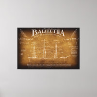 Historischer BALCLUTHA-Blueprint 1886