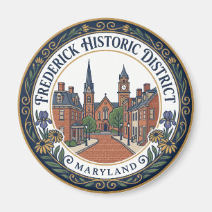 Historischer Bezirk Frederick Maryland Magnet