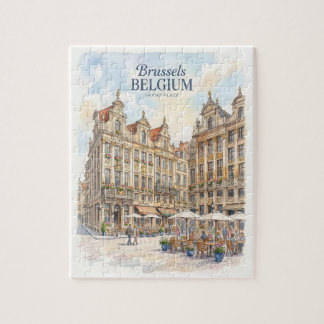 Historischer Brüsseler Grand Place Puzzle